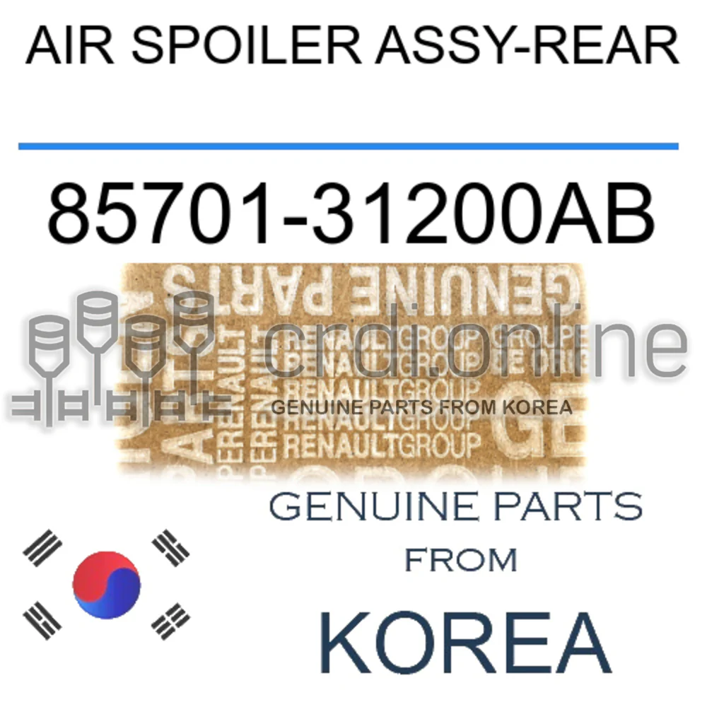 AIR SPOILER ASSY-REAR [ORIGINAL] 85701-31200AB 8570131200AB 85701 31200AB