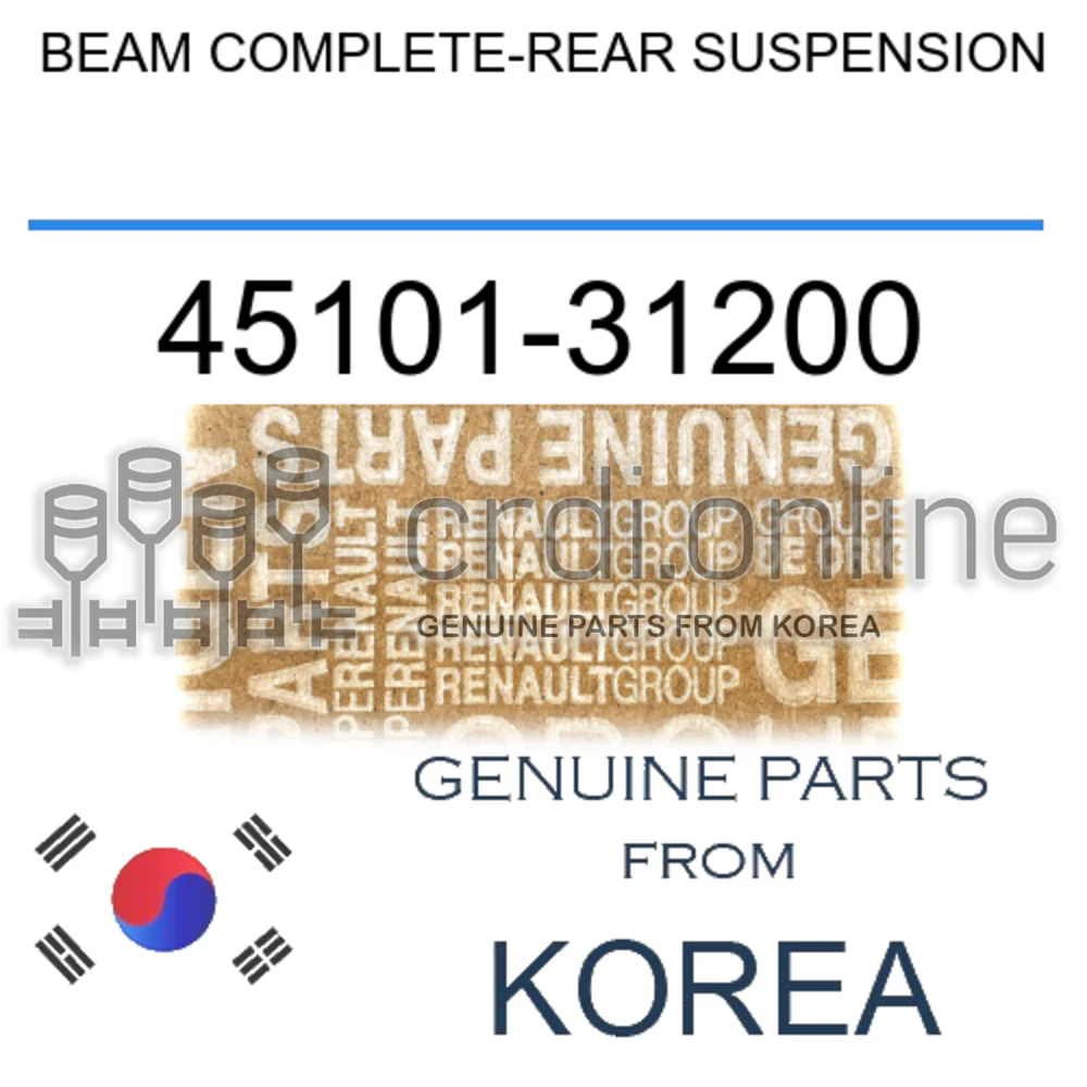 BEAM COMPLETE-REAR SUSPENSION [ORIGINAL] 45101-31200 4510131200 45101 31200