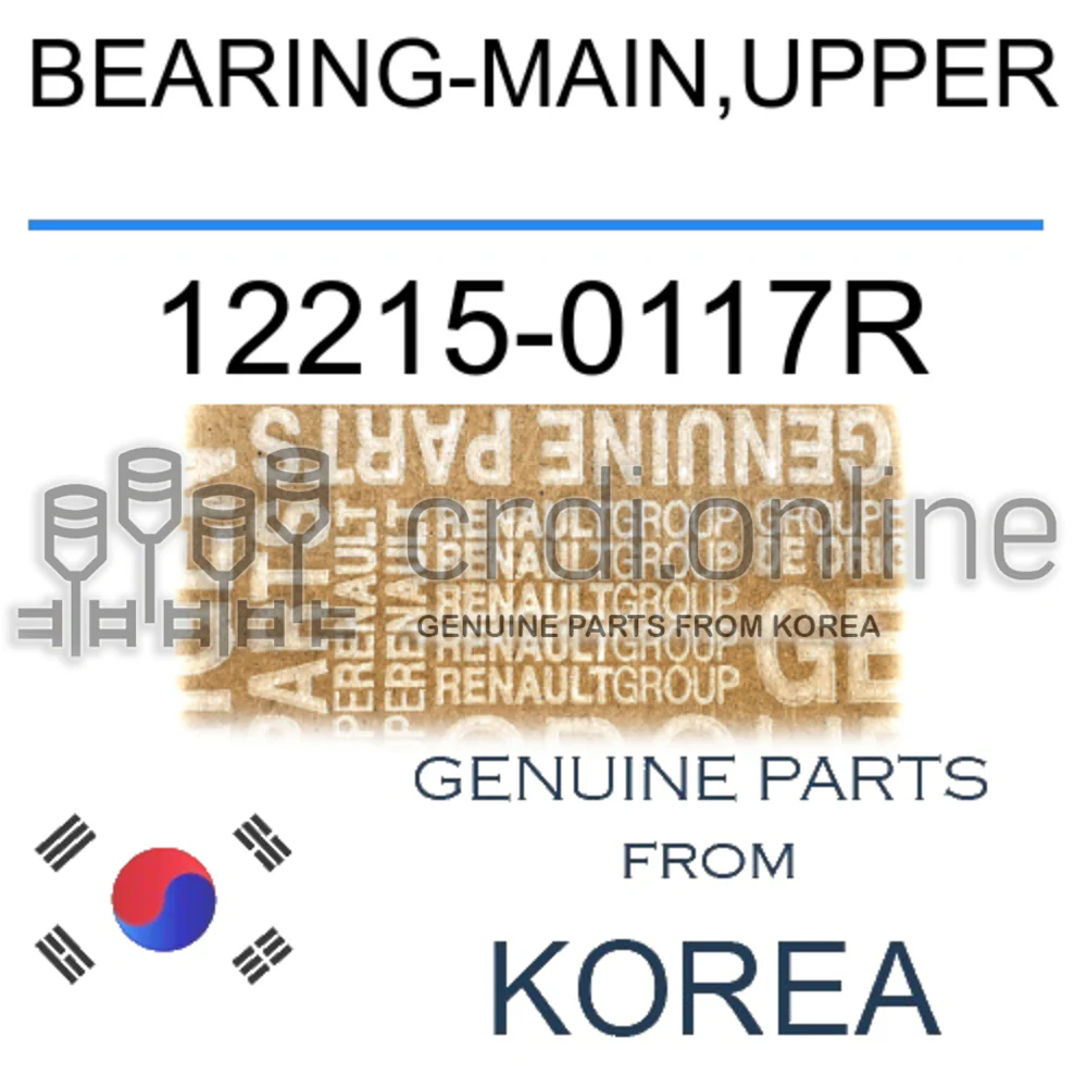 BEARING-MAIN,UPPER [ORIGINAL] 12215-0117R 122150117R 12215 0117R