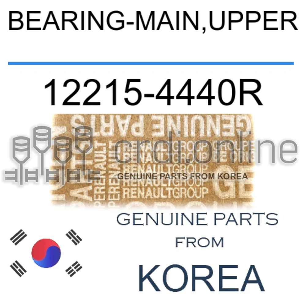 BEARING-MAIN,UPPER [ORIGINAL] 12215-4440R 122154440R 12215 4440R