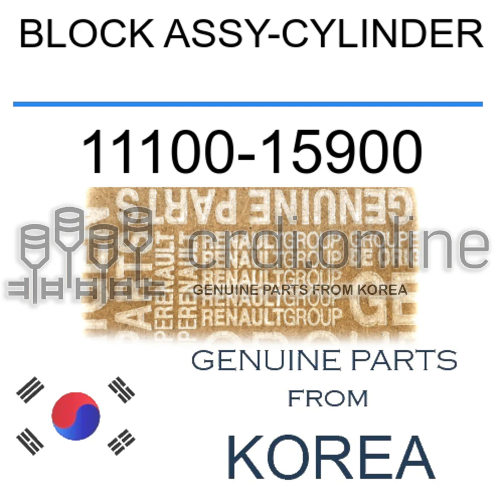 BLOCK ASSY-CYLINDER [ORIGINAL] 11100-15900 1110015900 11100 15900