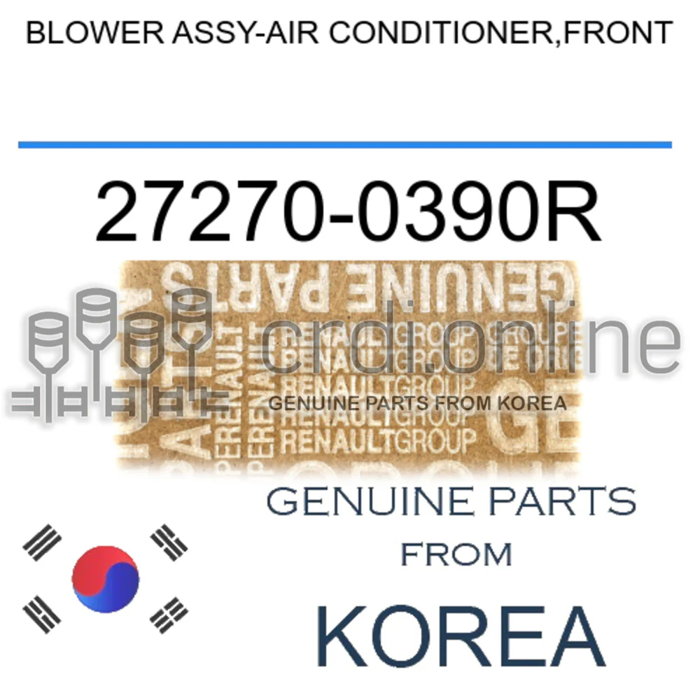 BLOWER ASSY-AIR CONDITIONER,FRONT [ORIGINAL] 27270-0390R 272700390R 27270 0390R
