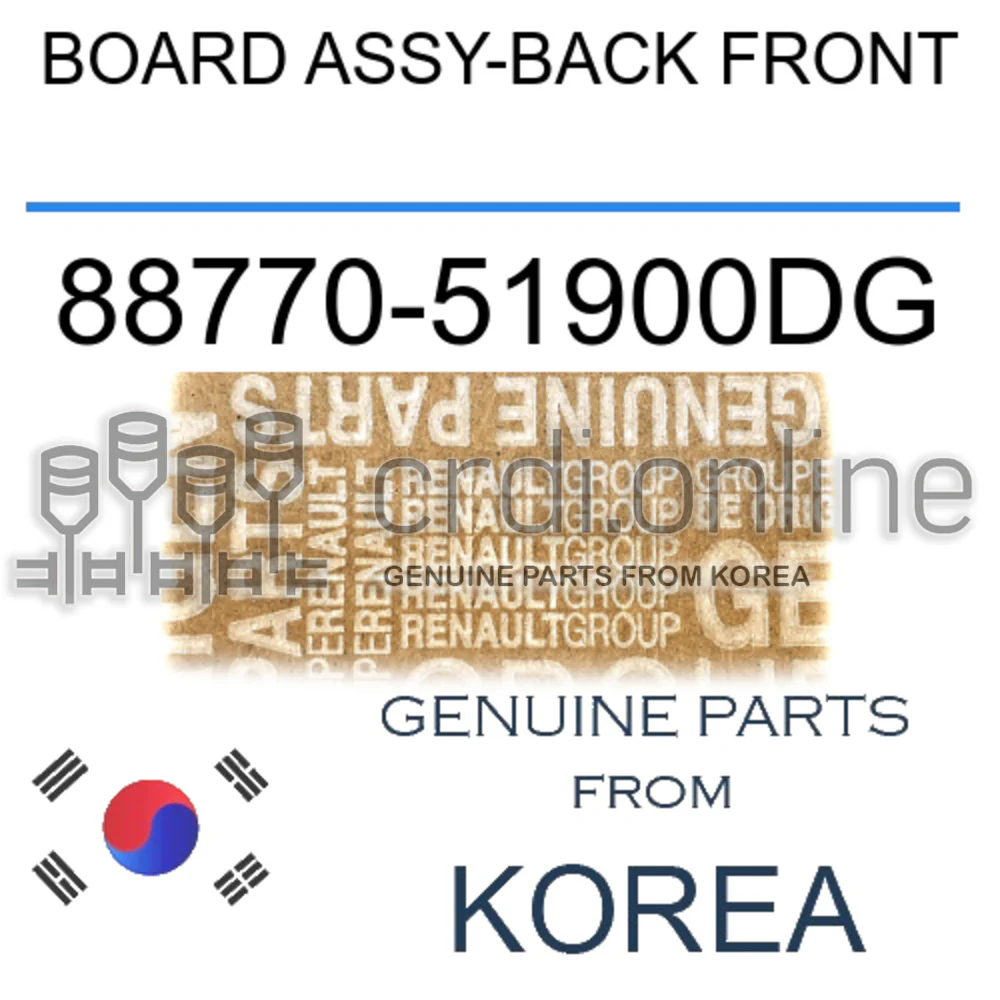 BOARD ASSY-BACK FRONT [ORIGINAL] 88770-51900DG 8877051900DG 88770 51900DG