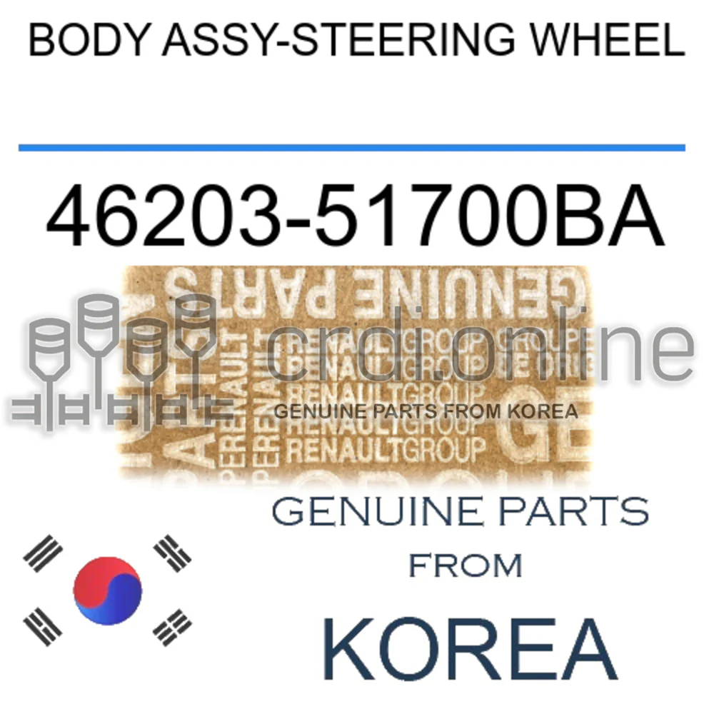 BODY ASSY-STEERING WHEEL [ORIGINAL] 46203-51700BA 4620351700BA 46203 51700BA