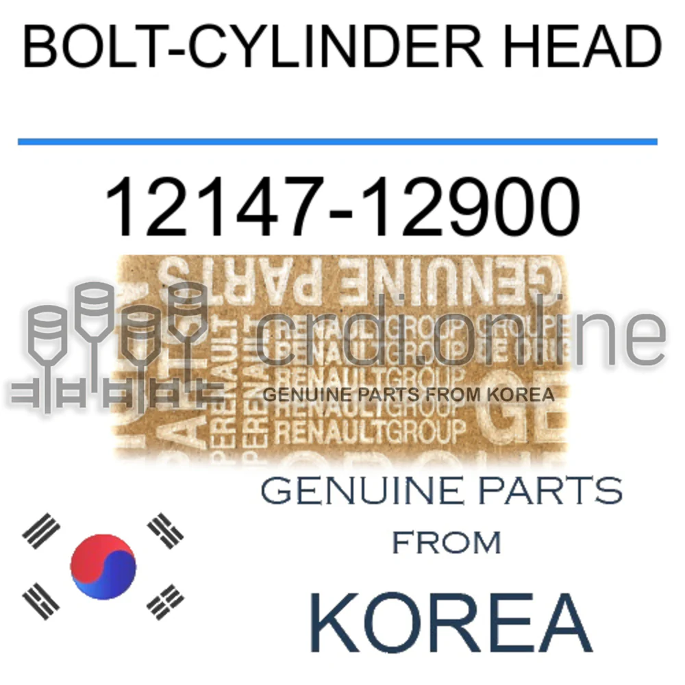 BOLT-CYLINDER HEAD [ORIGINAL] 12147-12900 1214712900 12147 12900