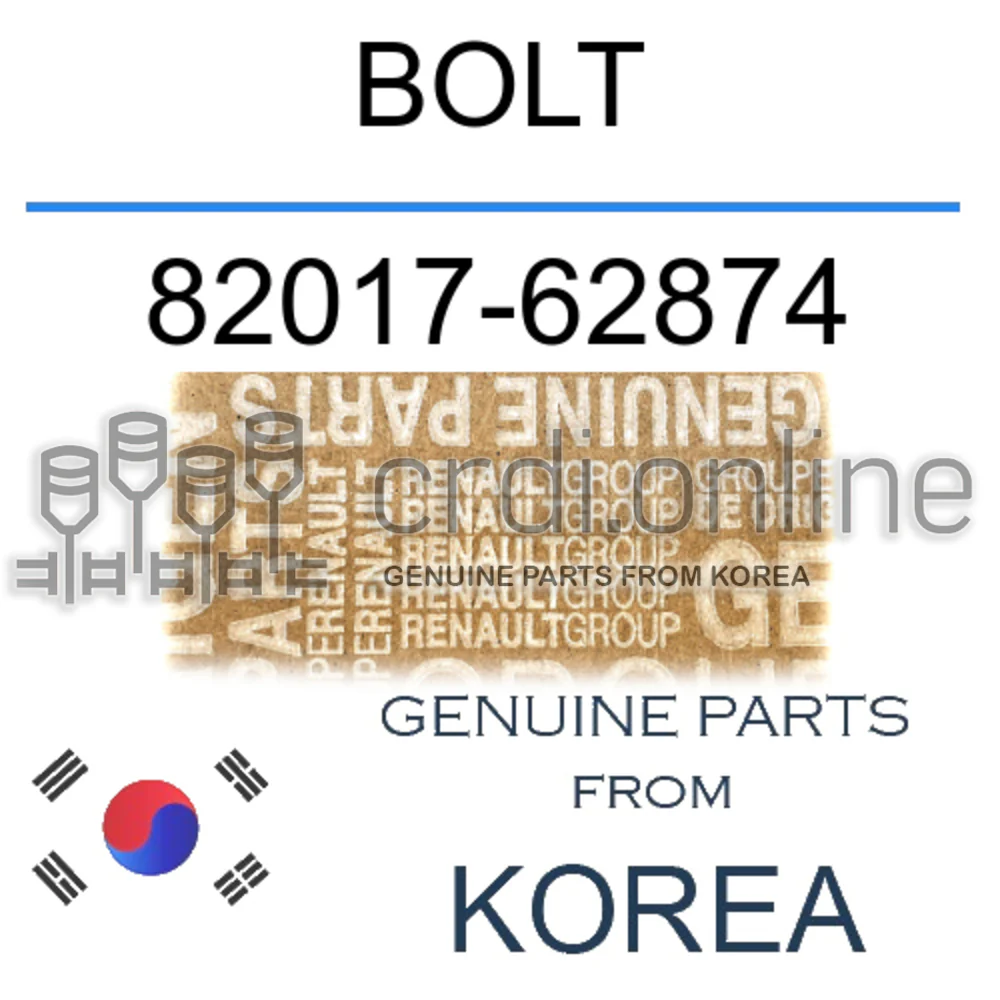 BOLT [ORIGINAL] 82017-62874 8201762874 82017 62874