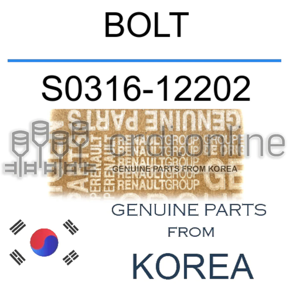 BOLT [ORIGINAL] S0316-12202 S031612202 S0316 12202
