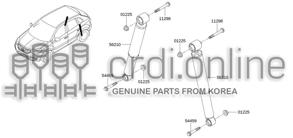 BOLT-SPECIAL [ORIGINAL] 55082-5255R 550825255R 55082 5255R