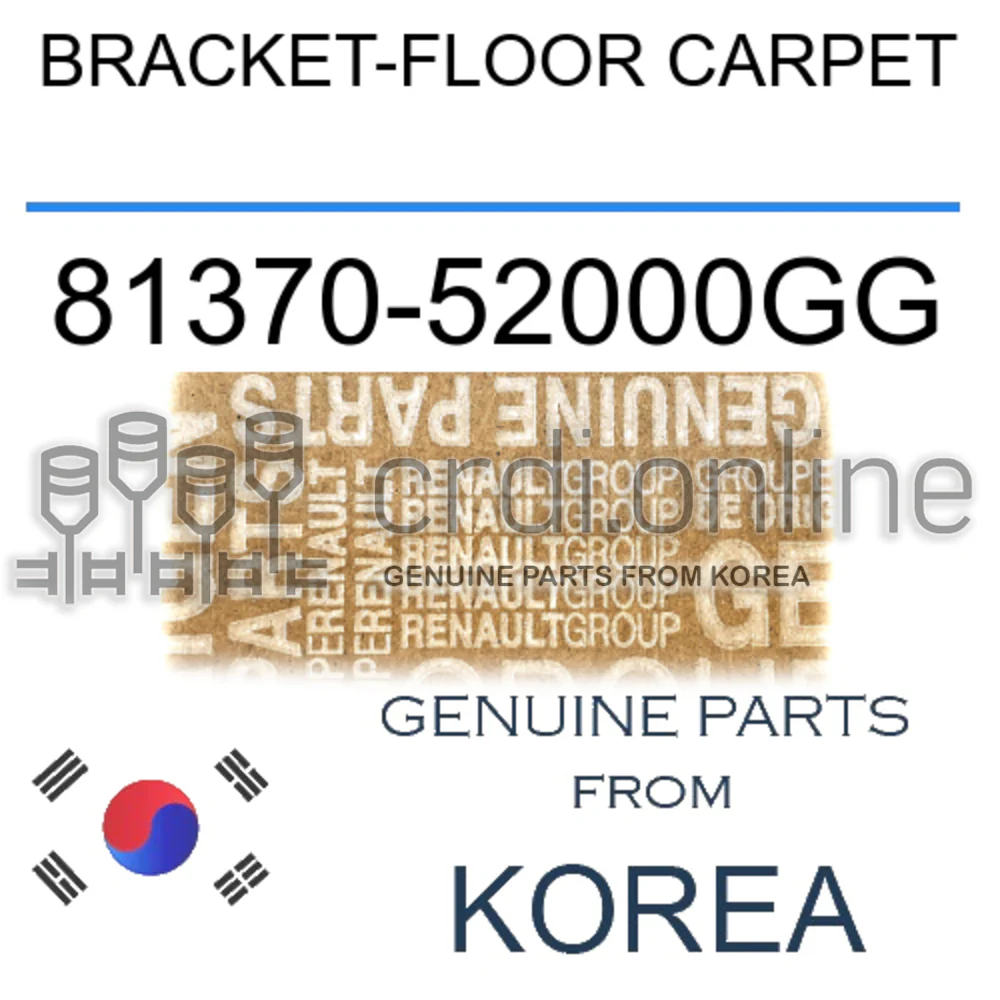 BRACKET-FLOOR CARPET [ORIGINAL] 81370-52000GG 8137052000GG 81370 52000GG