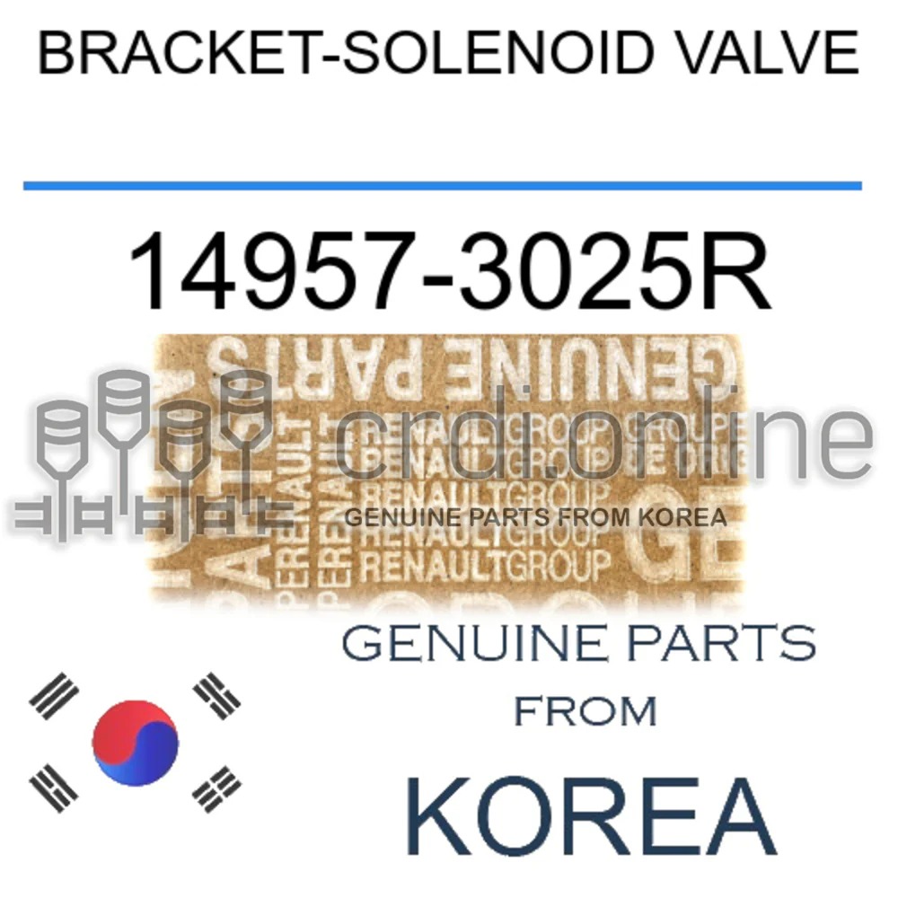 BRACKET-SOLENOID VALVE [ORIGINAL] 14957-3025R 149573025R 14957 3025R