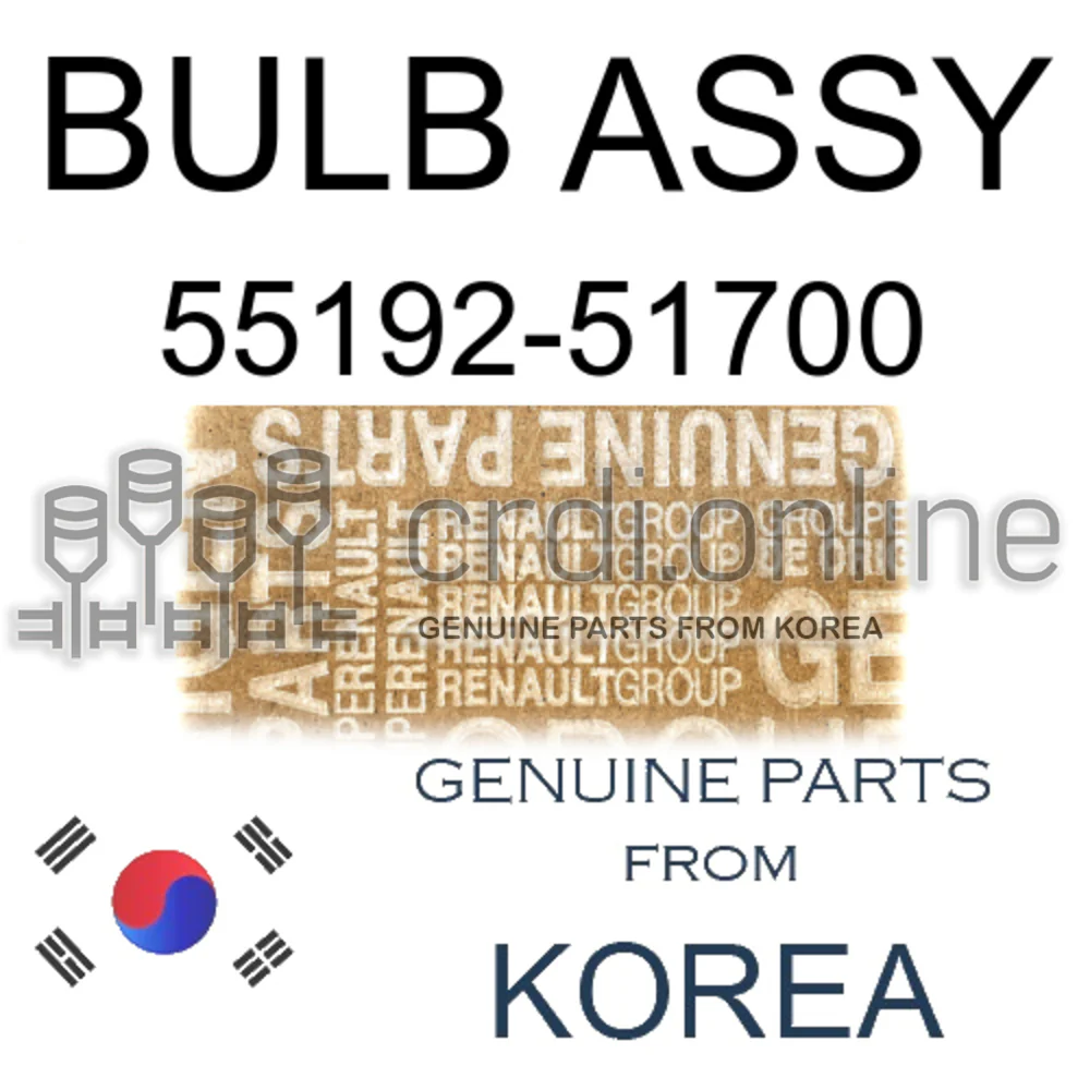 BULB ASSY [ORIGINAL] 55192-51700 5519251700 55192 51700