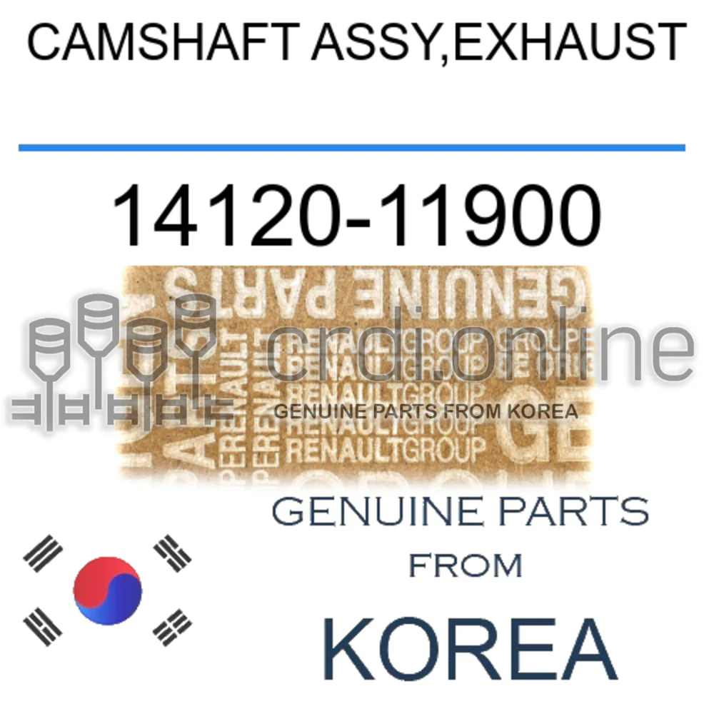 CAMSHAFT ASSY,EXHAUST [ORIGINAL] 14120-11900 1412011900 14120 11900