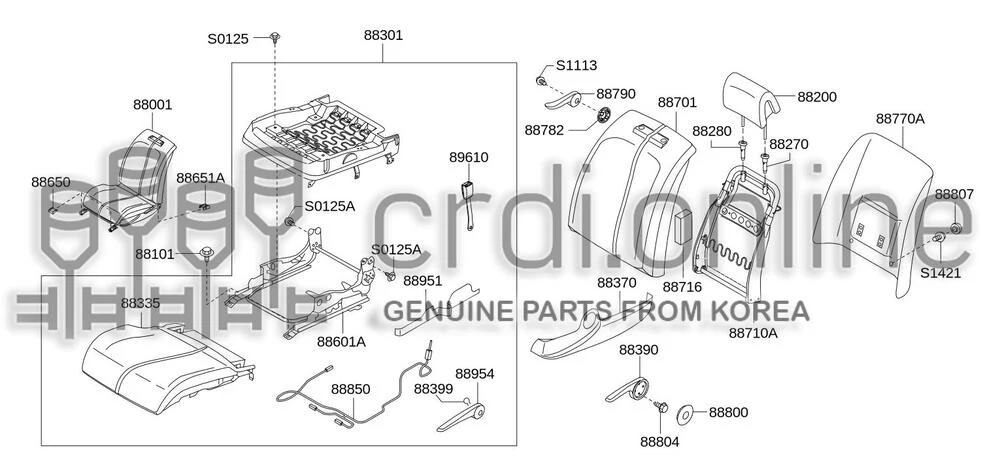 CAP-LUMBAR KNOB [ORIGINAL] 88782-52003GJ 8878252003GJ 88782 52003GJ