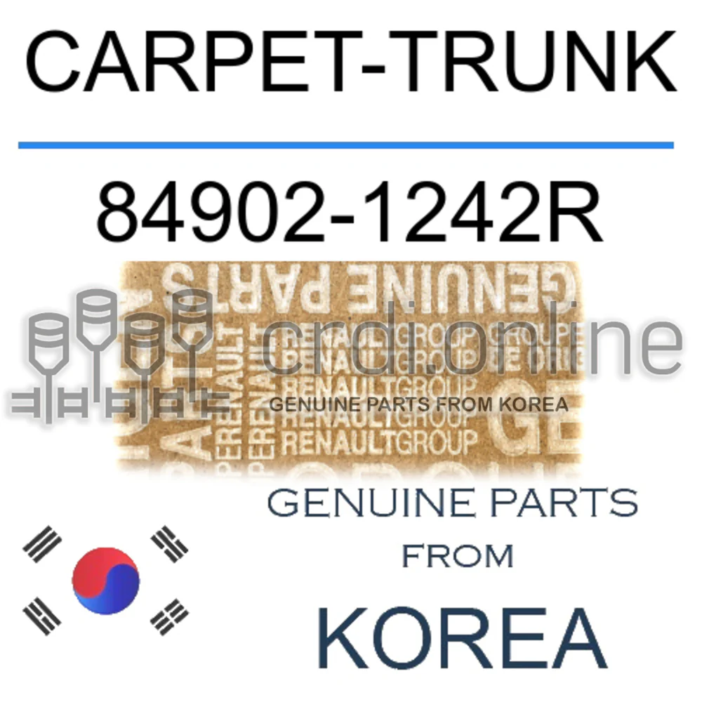 CARPET-TRUNK [ORIGINAL] 84902-1242R 849021242R 84902 1242R