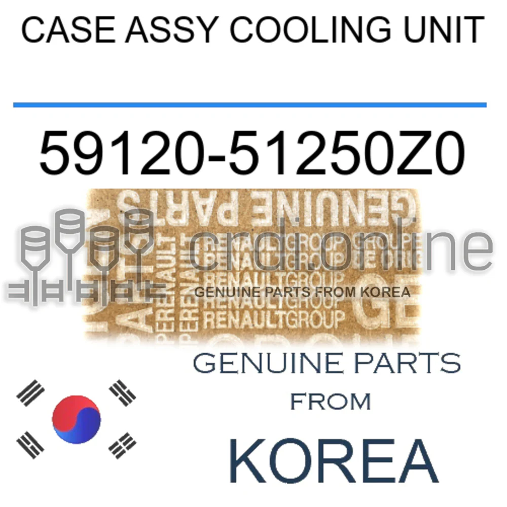 CASE ASSY COOLING UNIT [ORIGINAL] 59120-51250Z0 5912051250Z0 59120 51250Z0