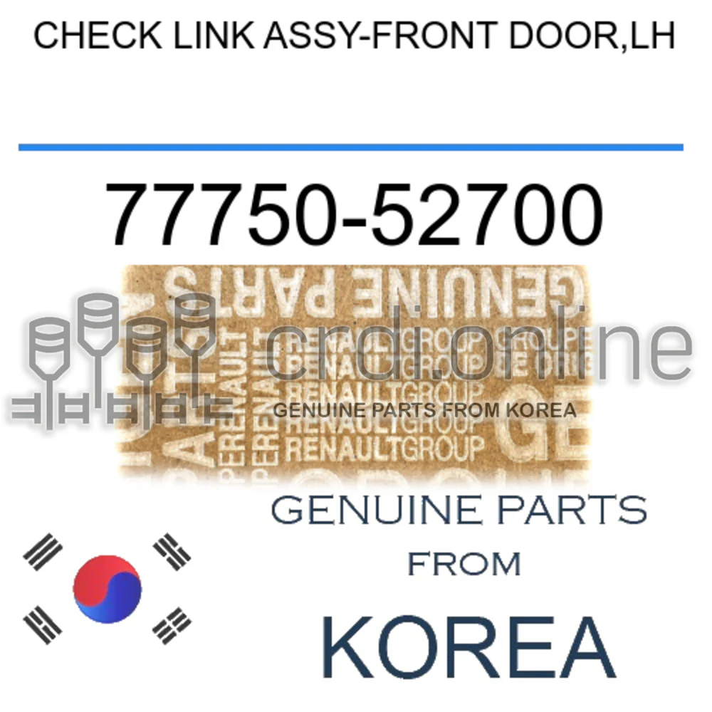 CHECK LINK ASSY-FRONT DOOR,LH [ORIGINAL] 77750-52700 7775052700 77750 52700