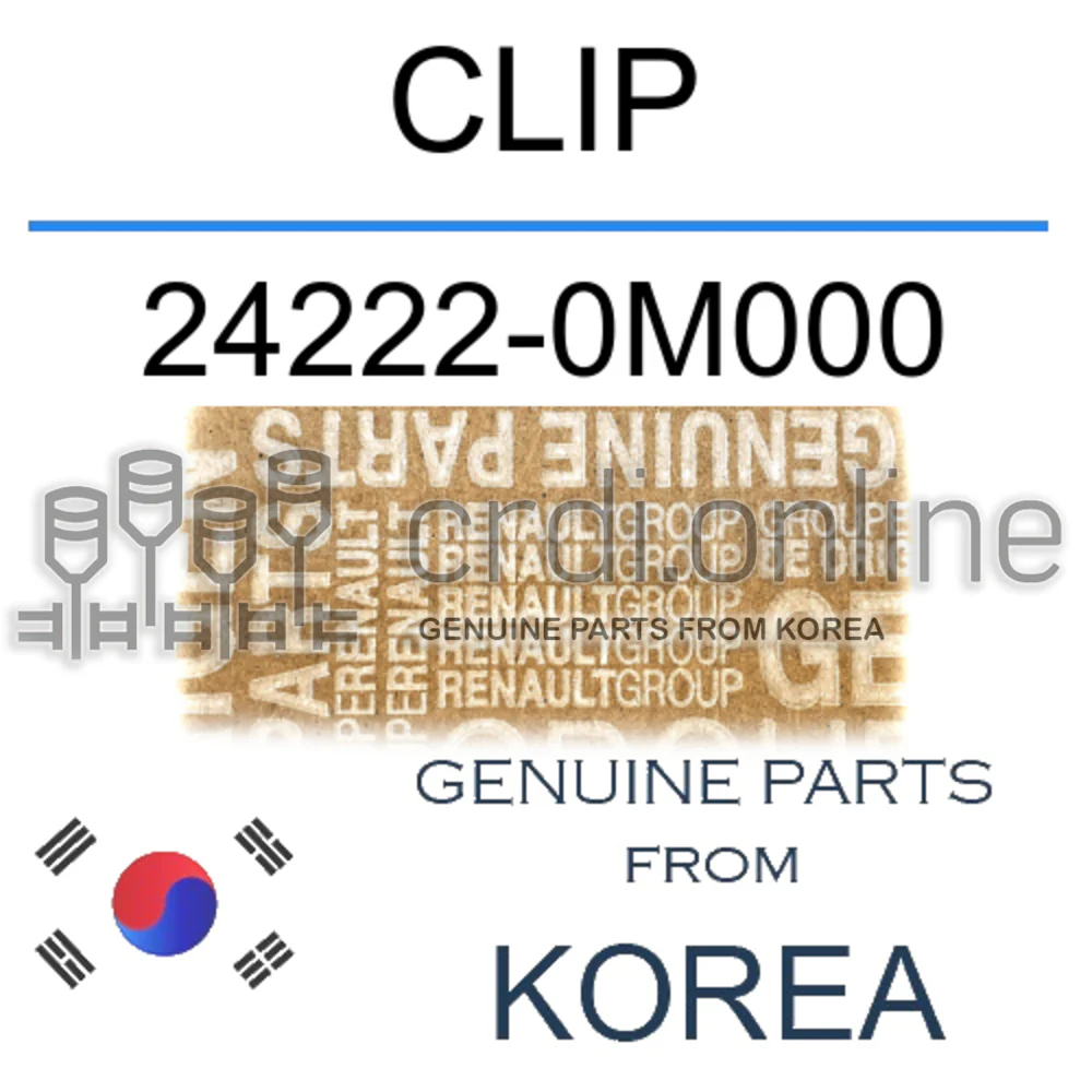 CLIP [ORIGINAL] 24222-0M000 242220M000 24222 0M000