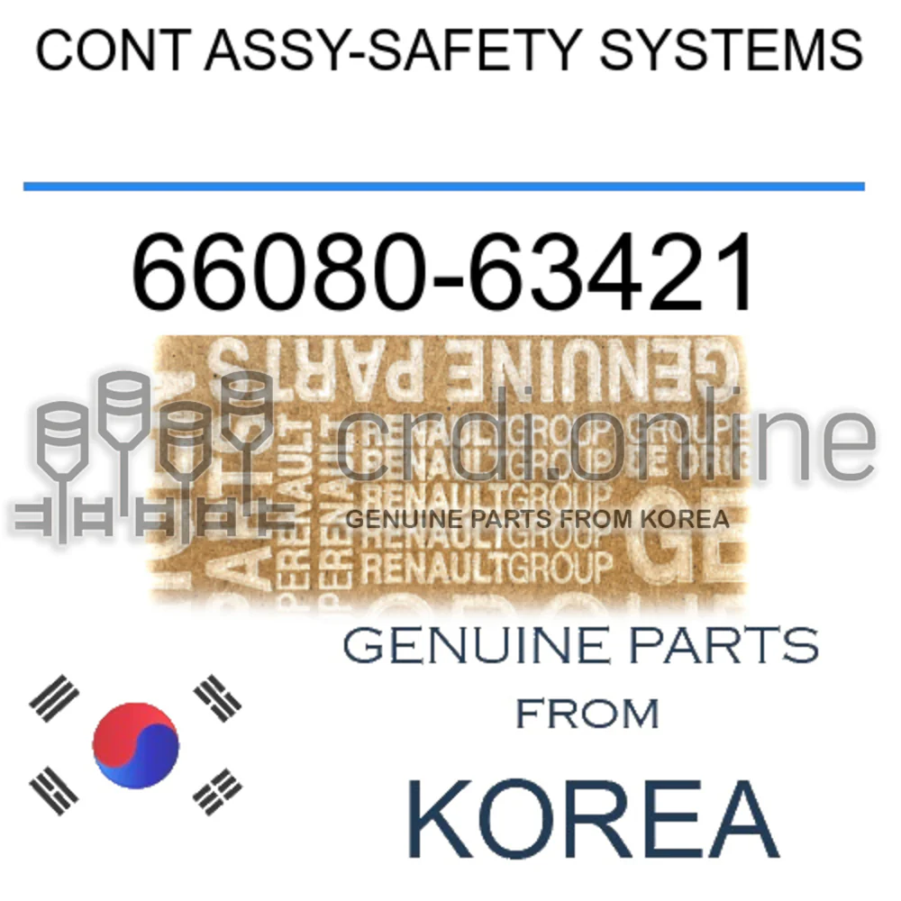 CONT ASSY-SAFETY SYSTEMS [ORIGINAL] 66080-63421 6608063421 66080 63421