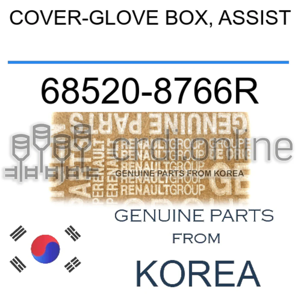 COVER-GLOVE BOX, ASSIST [ORIGINAL] 68520-8766R 685208766R 68520 8766R
