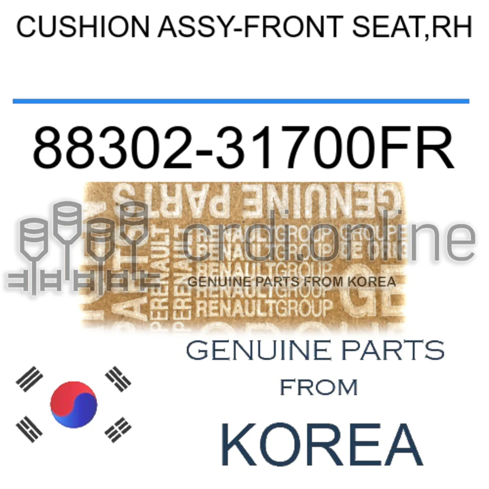 CUSHION ASSY-FRONT SEAT,RH [ORIGINAL] 88302-31700FR 8830231700FR 88302 31700FR