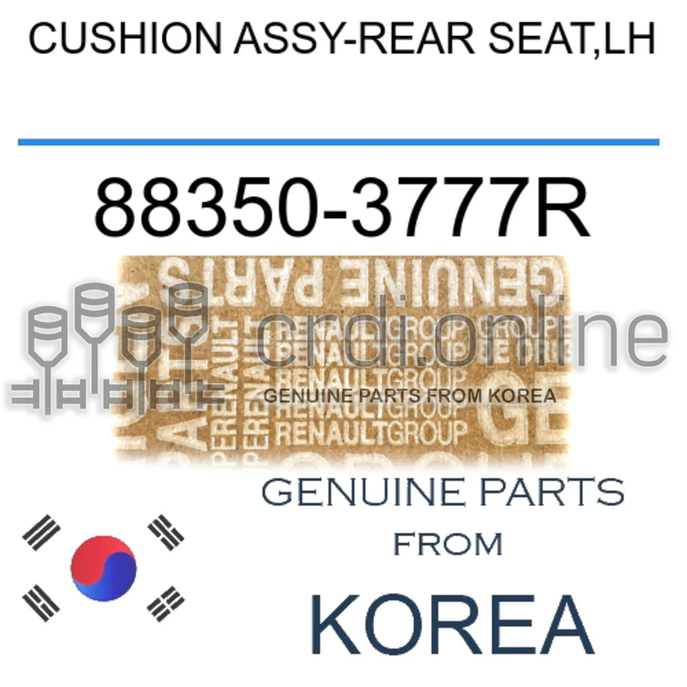 CUSHION ASSY-REAR SEAT,LH [ORIGINAL] 88350-3777R 883503777R 88350 3777R
