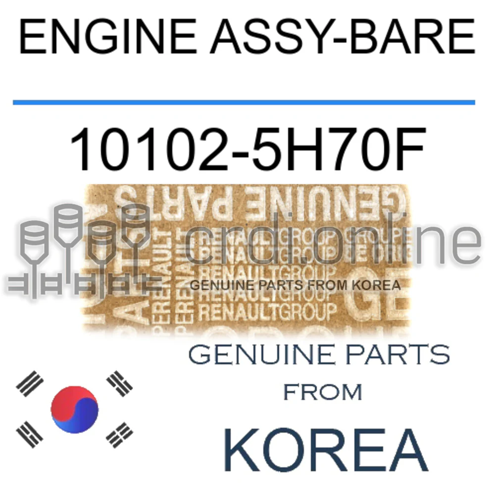 ENGINE ASSY-BARE [ORIGINAL] 10102-5H70F 101025H70F 10102 5H70F