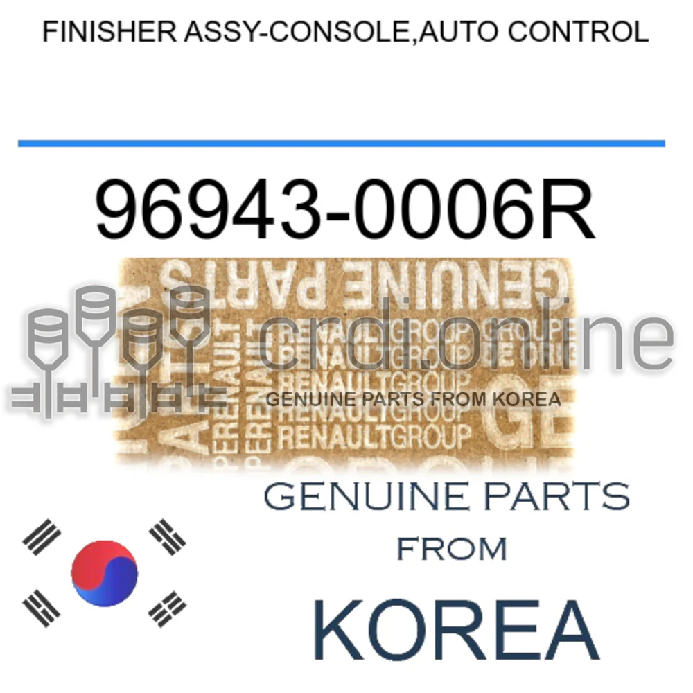 FINISHER ASSY-CONSOLE,AUTO CONTROL [ORIGINAL] 96943-0006R 969430006R 96943 0006R