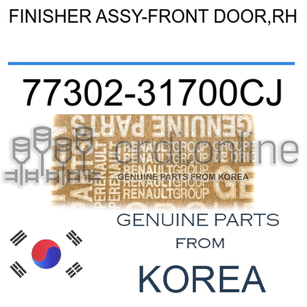 FINISHER ASSY-FRONT DOOR,RH [ORIGINAL] 77302-31700CJ 7730231700CJ 77302 31700CJ