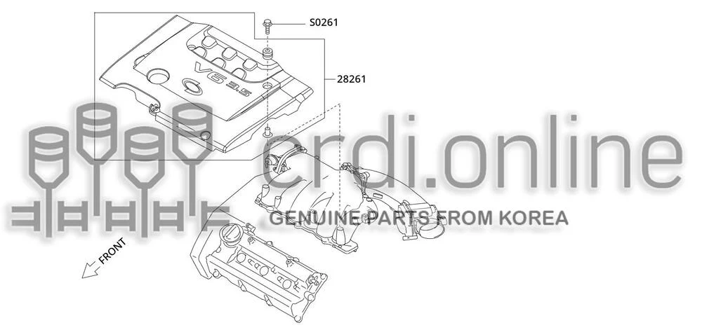 GASKET-INTAKE MANIFOLD UPPER [ORIGINAL] 16222-24900 1622224900 16222 24900