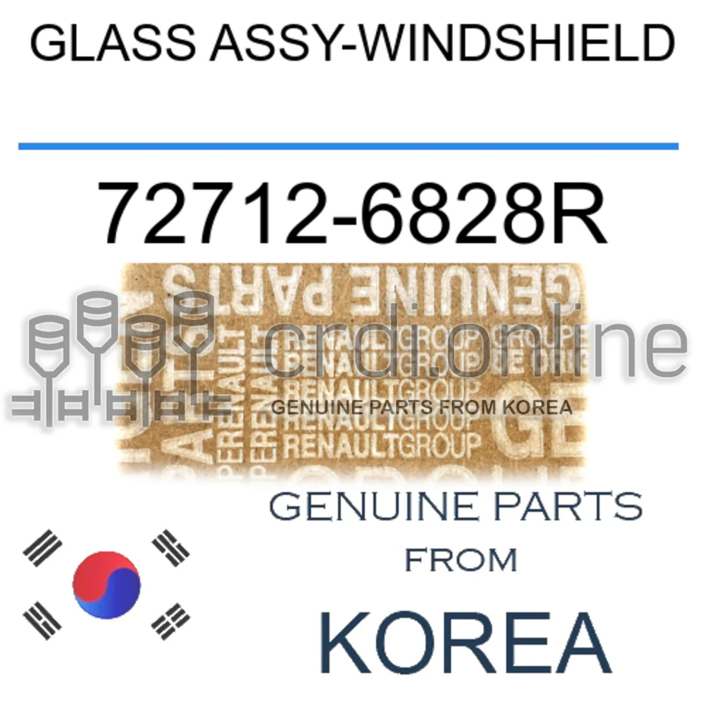 GLASS ASSY-WINDSHIELD [ORIGINAL] 72712-6828R 727126828R 72712 6828R