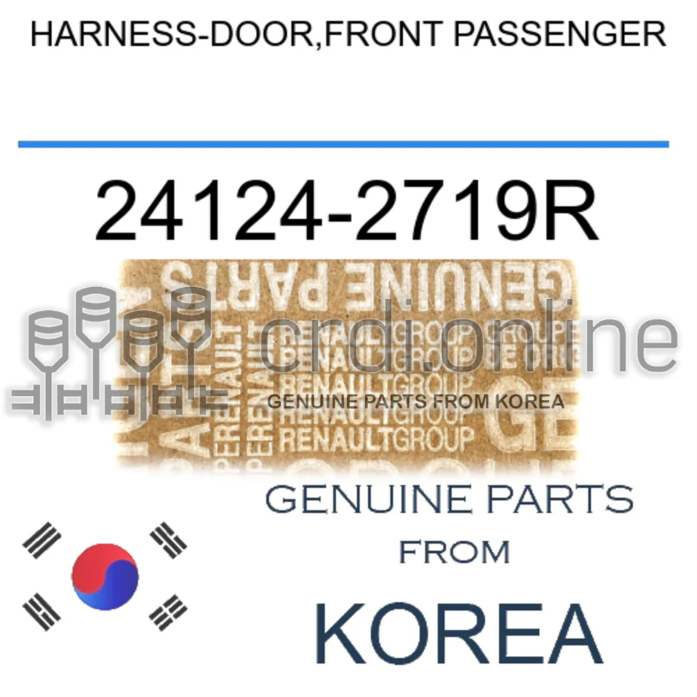 HARNESS-DOOR,FRONT PASSENGER [ORIGINAL] 24124-2719R 241242719R 24124 2719R