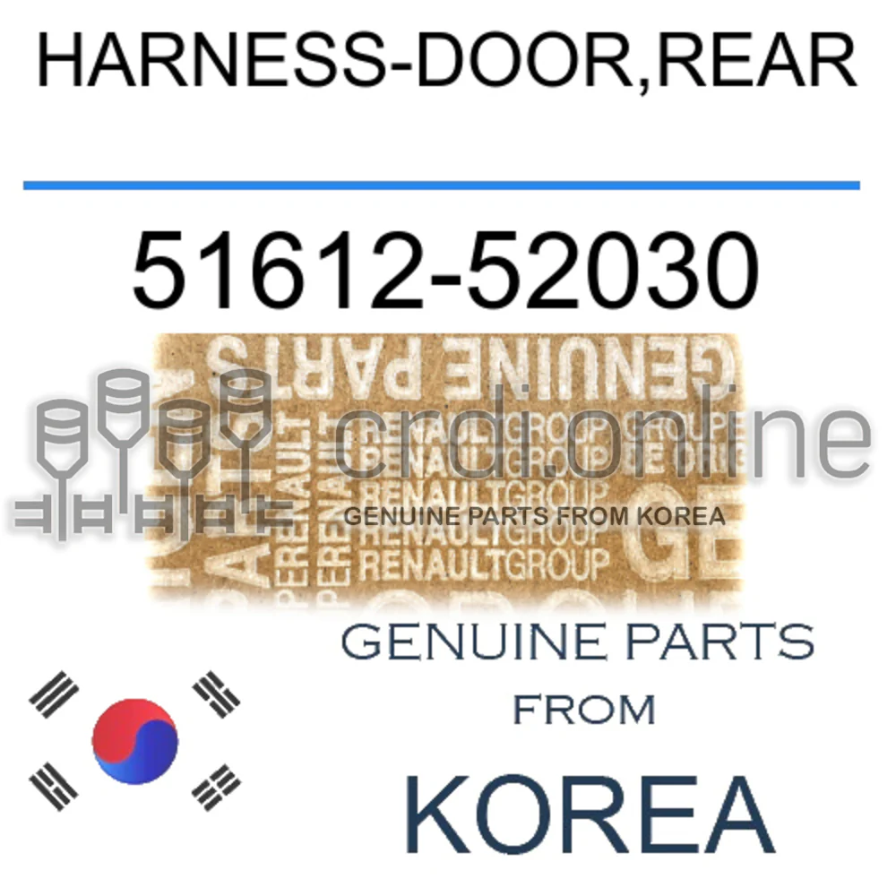 HARNESS-DOOR,REAR [ORIGINAL] 51612-52030 5161252030 51612 52030