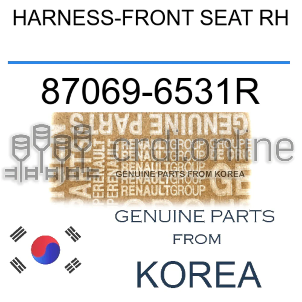 HARNESS-FRONT SEAT RH [ORIGINAL] 87069-6531R 870696531R 87069 6531R