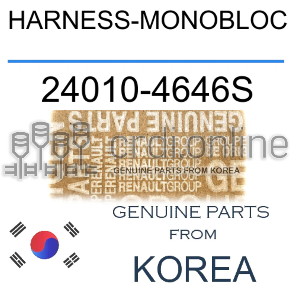 HARNESS-MONOBLOC [ORIGINAL] 24010-4646S 240104646S 24010 4646S