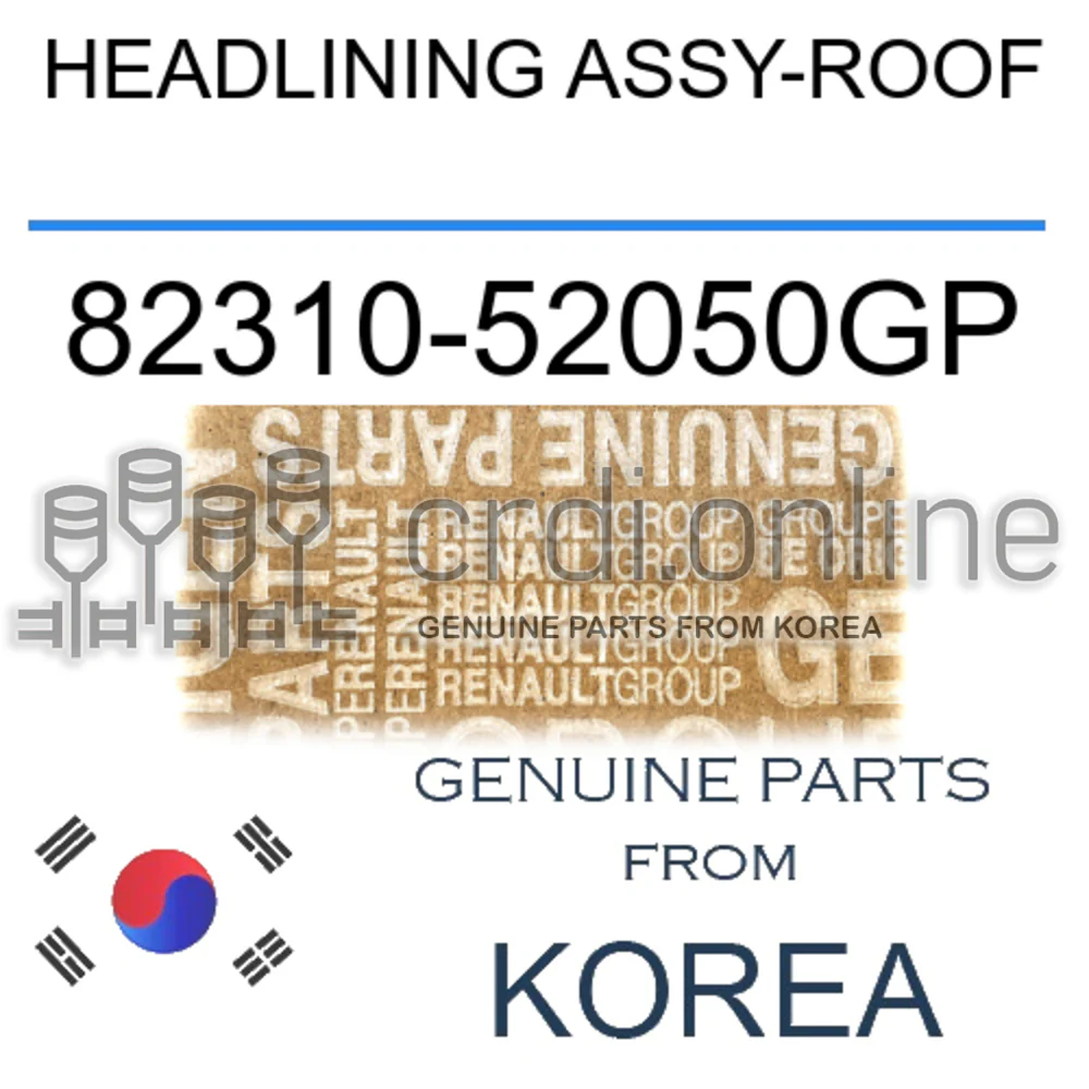 HEADLINING ASSY-ROOF [ORIGINAL] 82310-52050GP 8231052050GP 82310 52050GP