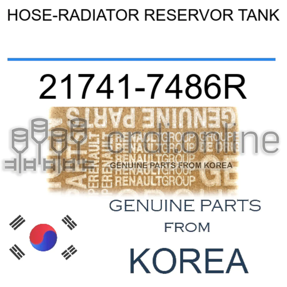 HOSE-RADIATOR RESERVOR TANK [ORIGINAL] 21741-7486R 217417486R 21741 7486R