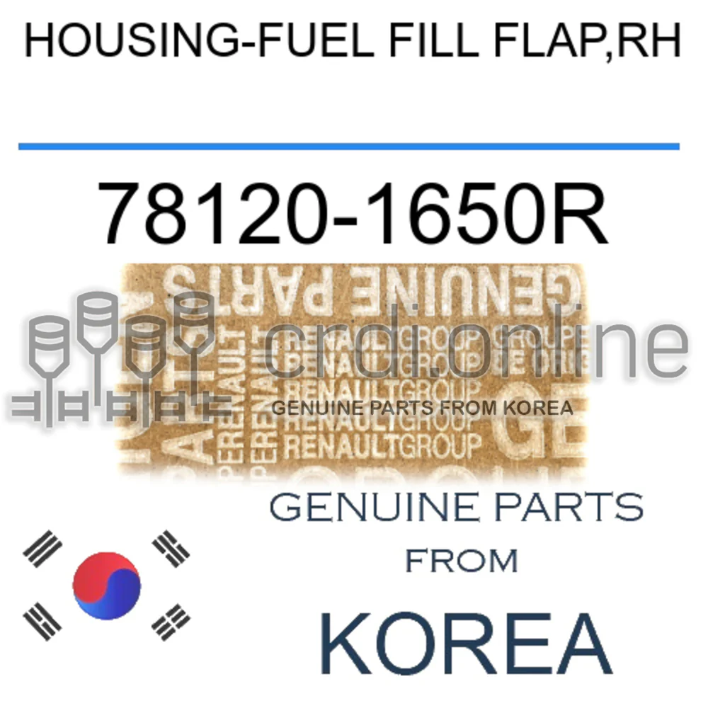 HOUSING-FUEL FILL FLAP,RH [ORIGINAL] 78120-1650R 781201650R 78120 1650R