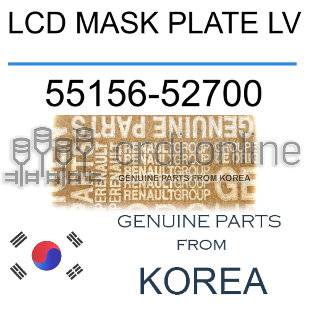 LCD MASK PLATE LV [ORIGINAL] 55156-52700 5515652700 55156 52700