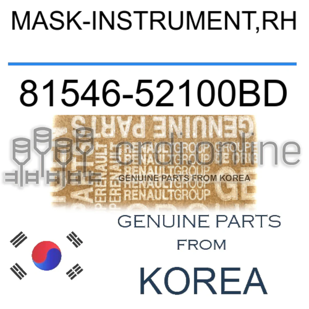 MASK-INSTRUMENT,RH [ORIGINAL] 81546-52100BD 8154652100BD 81546 52100BD