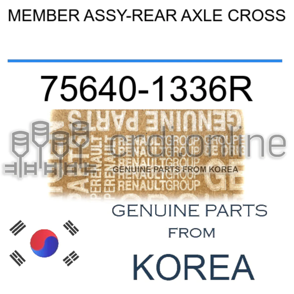 MEMBER ASSY-REAR AXLE CROSS [ORIGINAL] 75640-1336R 756401336R 75640 1336R