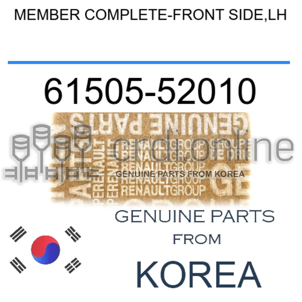 MEMBER COMPLETE-FRONT SIDE,LH [ORIGINAL] 61505-52010 6150552010 61505 52010