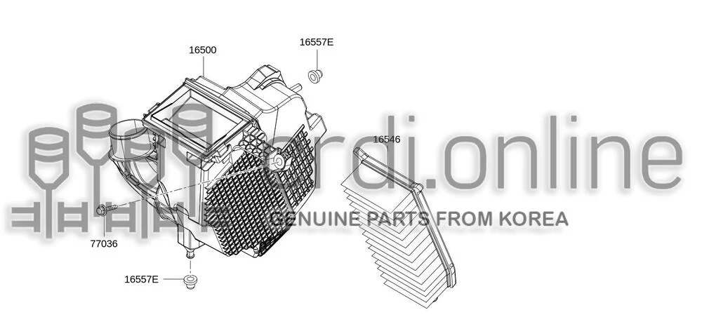 MOUNTING-AIR CLEANERRUBBER [ORIGINAL] 82005-18588 8200518588 82005 18588