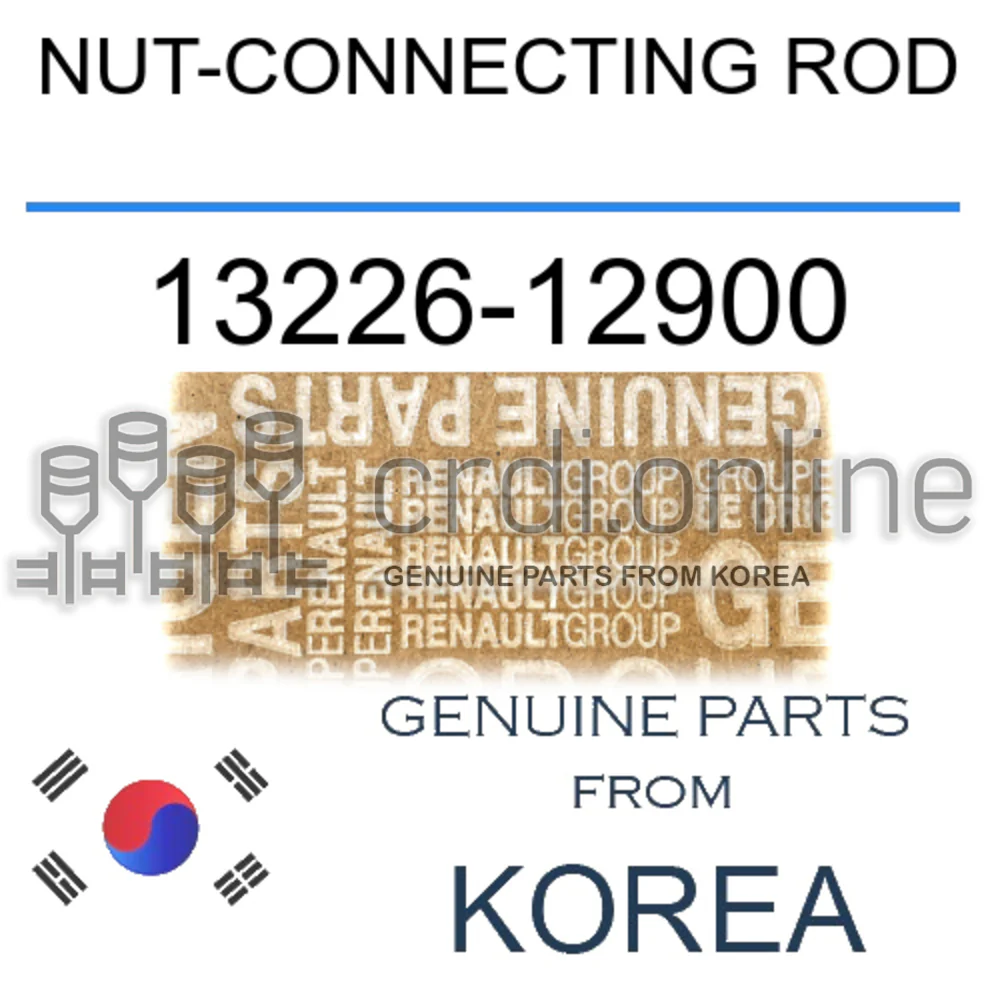 NUT-CONNECTING ROD [ORIGINAL] 13226-12900 1322612900 13226 12900