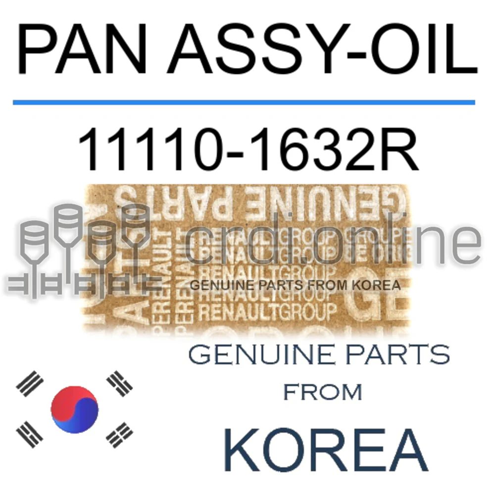 PAN ASSY-OIL [ORIGINAL] 11110-1632R 111101632R 11110 1632R