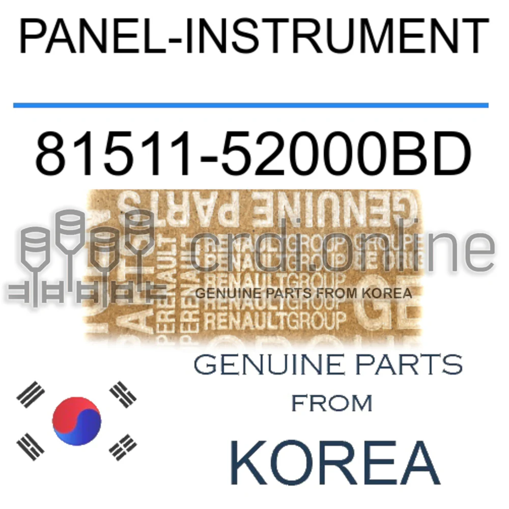 PANEL-INSTRUMENT [ORIGINAL] 81511-52000BD 8151152000BD 81511 52000BD
