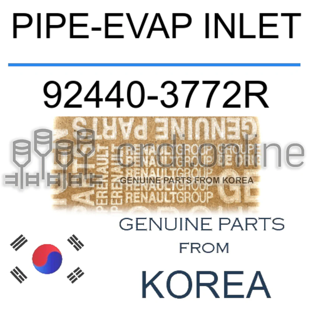 PIPE-EVAP INLET [ORIGINAL] 92440-3772R 924403772R 92440 3772R