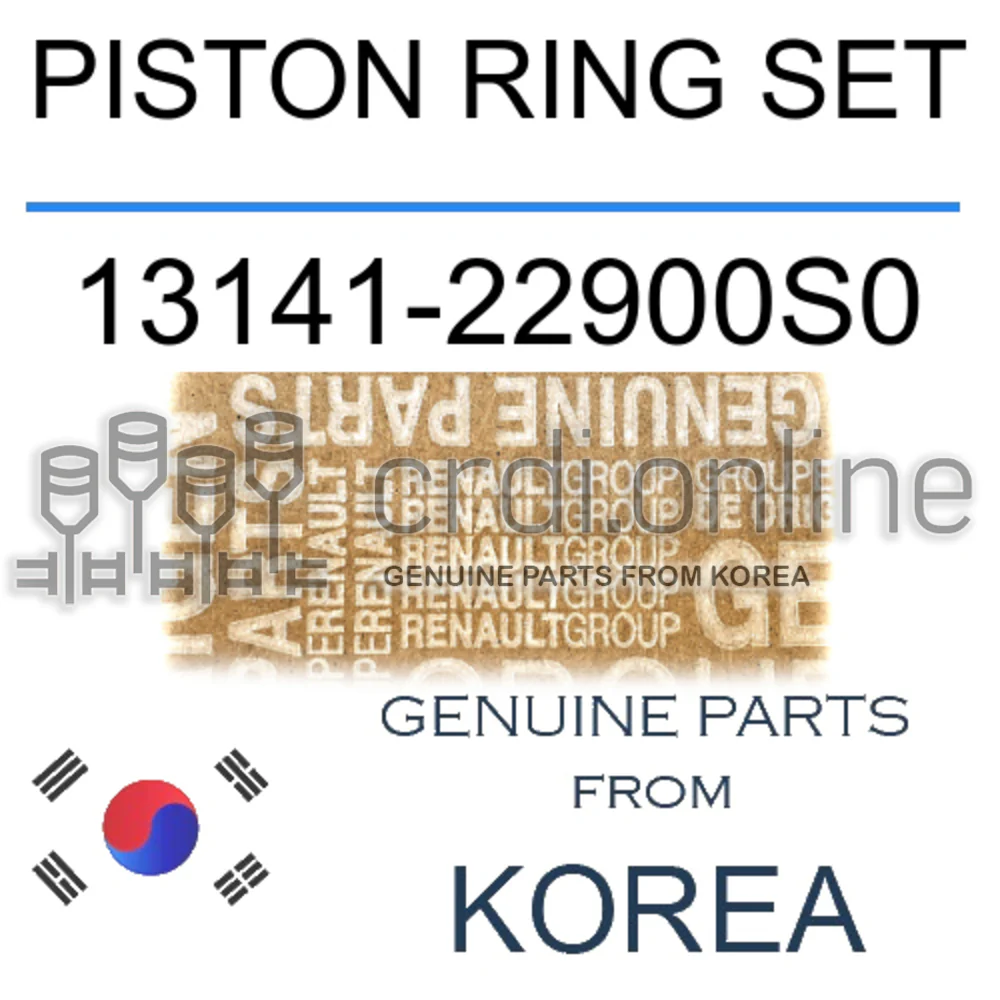 PISTON RING SET [ORIGINAL] 13141-22900S0 1314122900S0 13141 22900S0