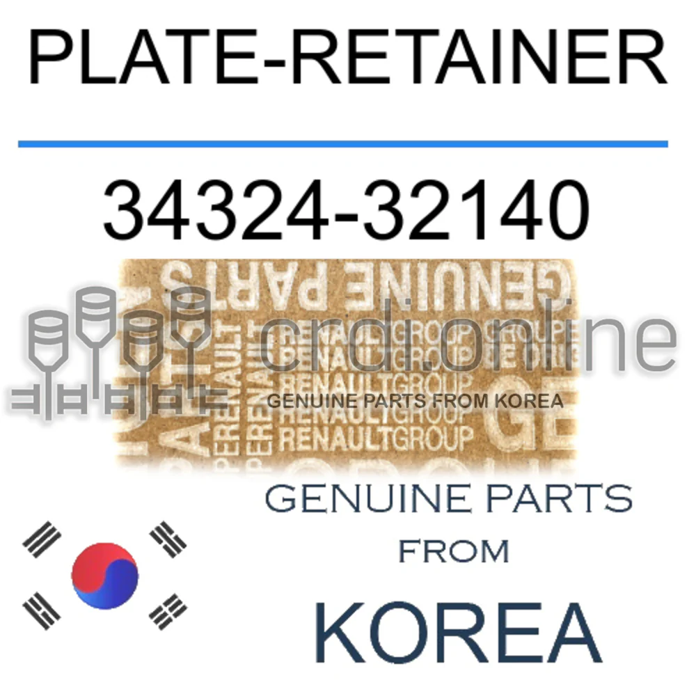 PLATE-RETAINER [ORIGINAL] 34324-32140 3432432140 34324 32140