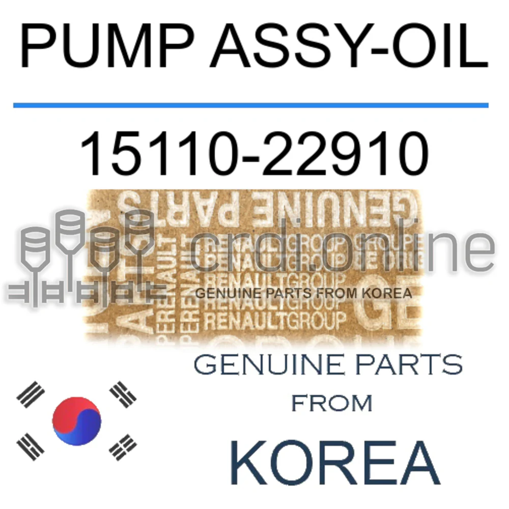 PUMP ASSY-OIL [ORIGINAL] 15110-22910 1511022910 15110 22910