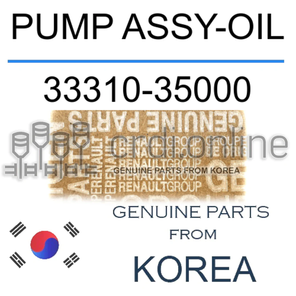 PUMP ASSY-OIL [ORIGINAL] 33310-35000 3331035000 33310 35000